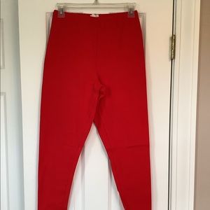 Bright Red Leggings